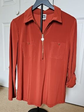 EUC Anne Klein Blouse Size Large